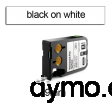 DYMO 1868736 XTL Permanent Flat 9mm Black on White