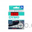 Dymo 40917 D1 Tape 9mm x 7m zwart op rood