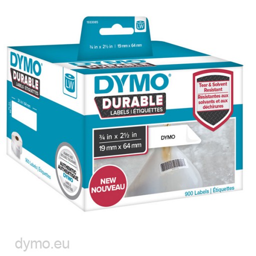 Dymo 1933085 duurzame LabelWriter etiketten 19x64mm