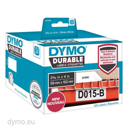 DYMO 1933088 duurzame LabelWriter etiketten 59x102mm