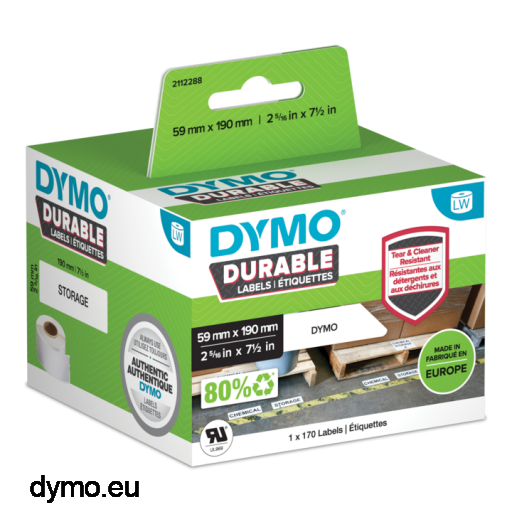 Dymo 2112288 durable labels 59x190mm