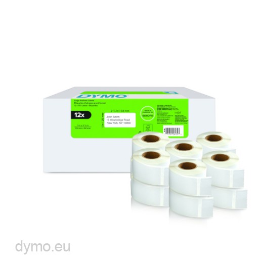 Dymo 2177563 25 x 54 mm Multi pack 12 rolls