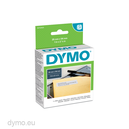 Dymo Return Address Labels 25x54mm