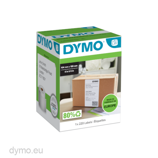 Dymo Extra Large Shipping Labels 104x159mm