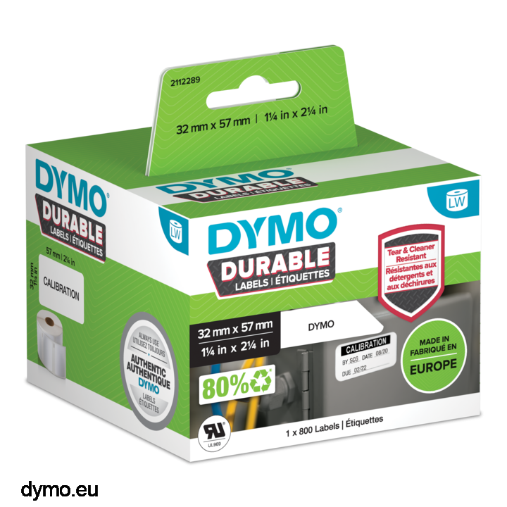 DYMO S0722540 Rouleau dymo 1000 etiquettes 57x32 mm pour labelwriter