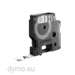 Dymo 1978364 duurzame D1 tape zwart op wit 12mm