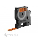 Dymo 1978367 duurzame D1 tape zwart op oranje 12mm