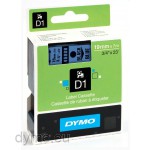 Dymo S0720860 D1 45806 Tape 19mm x 7m Black on Blue