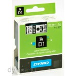 Dymo S0720920 D1 53710 Tape 24mm x 7m Black on Transparent