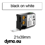 DYMO 1868705 XTL Cable Wrap 21x39mm Black on White