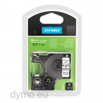 Dymo S0718050 D1 16958 Flexible Nylon Tape 19mm x 3,5m Black on White