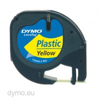 Dymo Letratag Band Kassette Etiketten Paper White Plastic Tape 12mmx4m 1/2 L1D5 