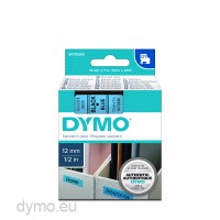 Dymo S0720560 D1 45016 Tape 12mm x 7m Black on Blue